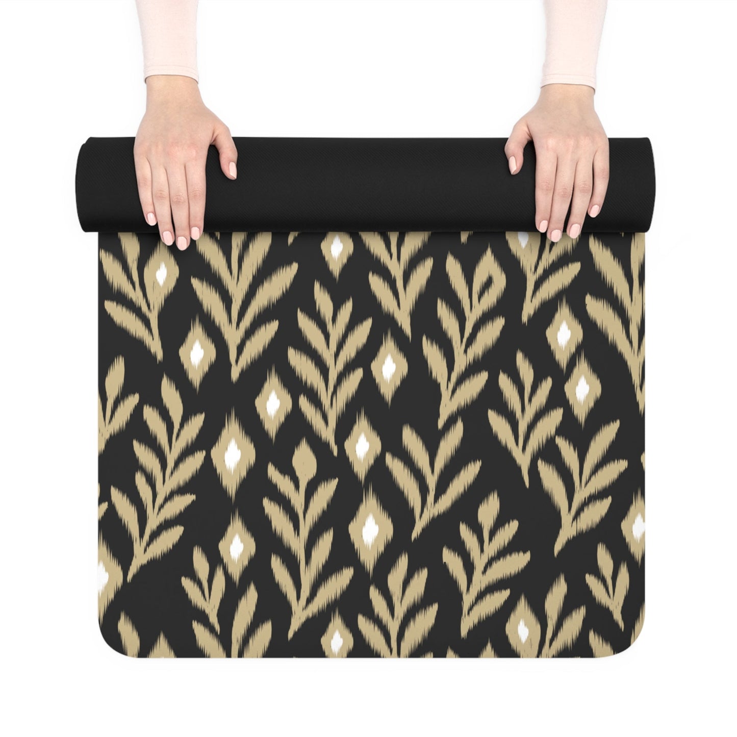 Yoga Mat | Black & Gold | Laurel
