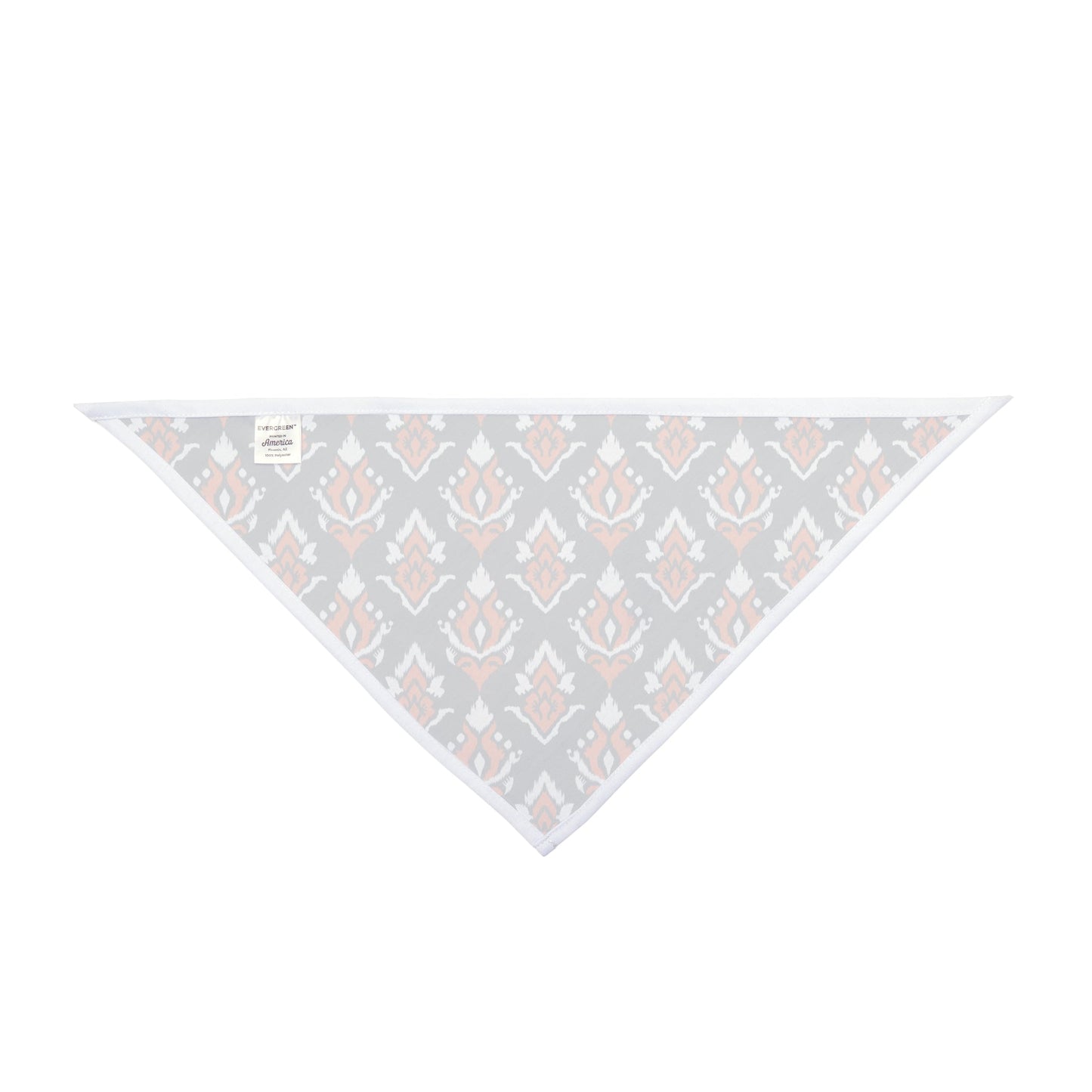 Pet Bandana | Orange & Blue | Ikat