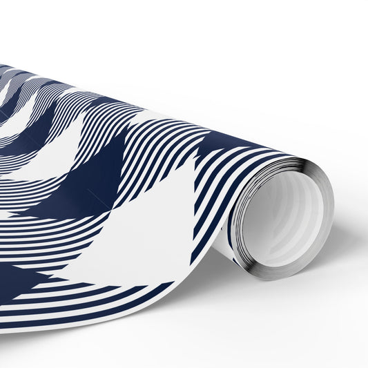 Gift Wrap | Navy & White | Gingham