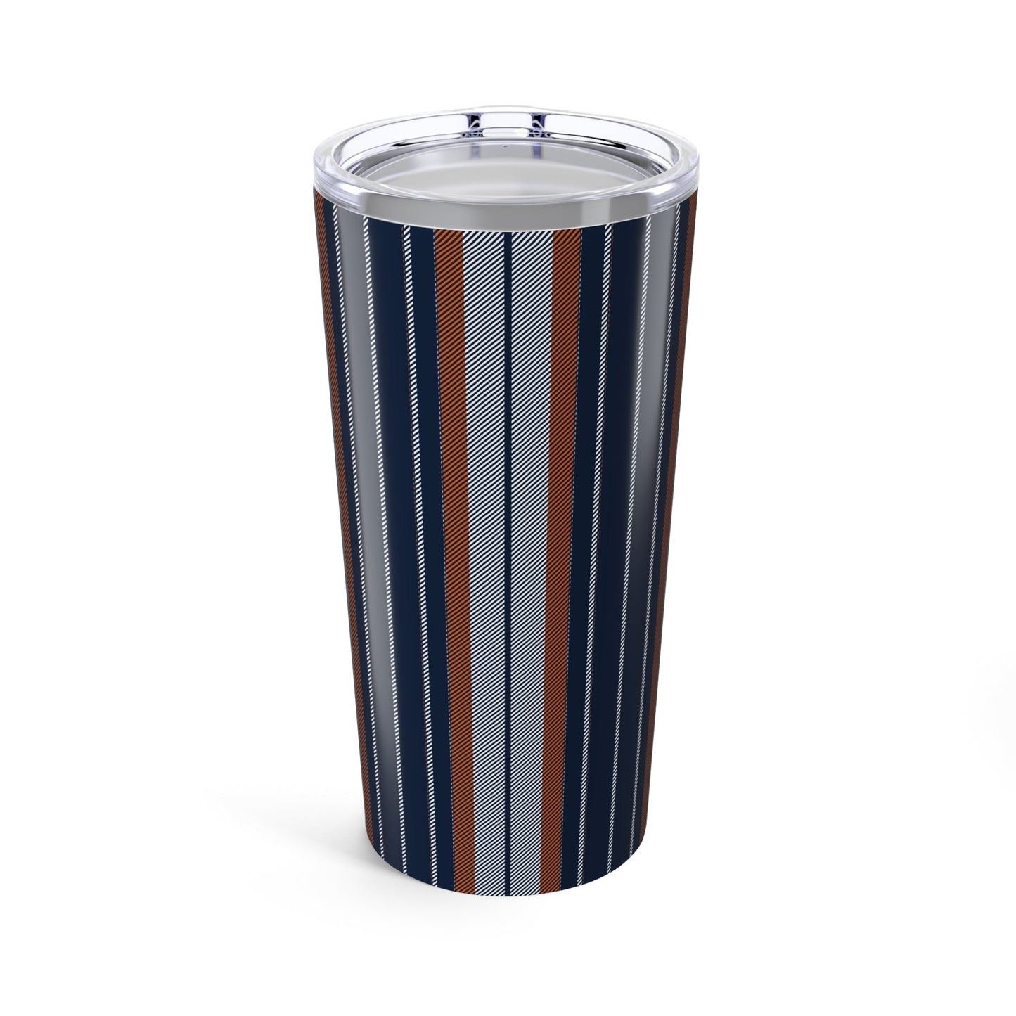 Tumbler | Orange & Blue | Stripe