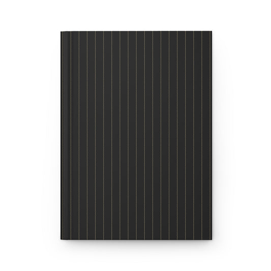 Journal | Black & Gold | Pinstripe