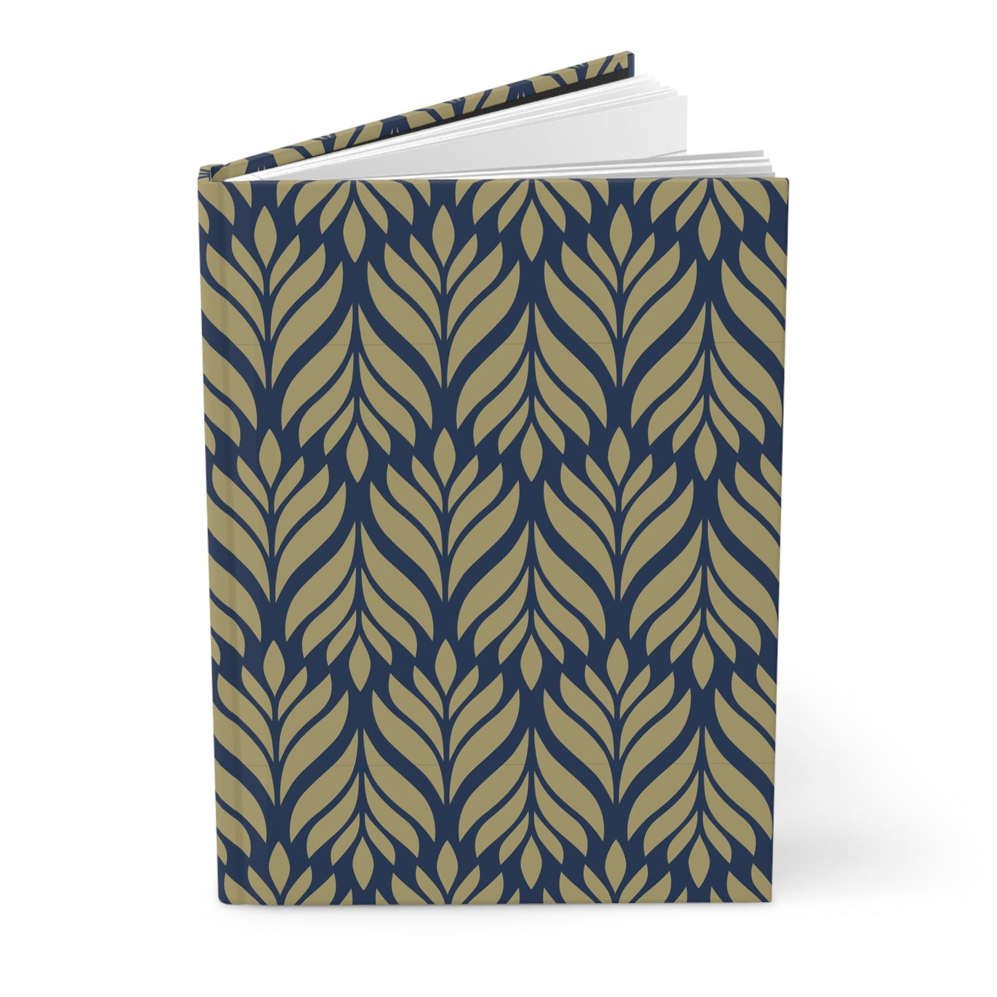 Hardcover Journal | Blue & Gold | Palm