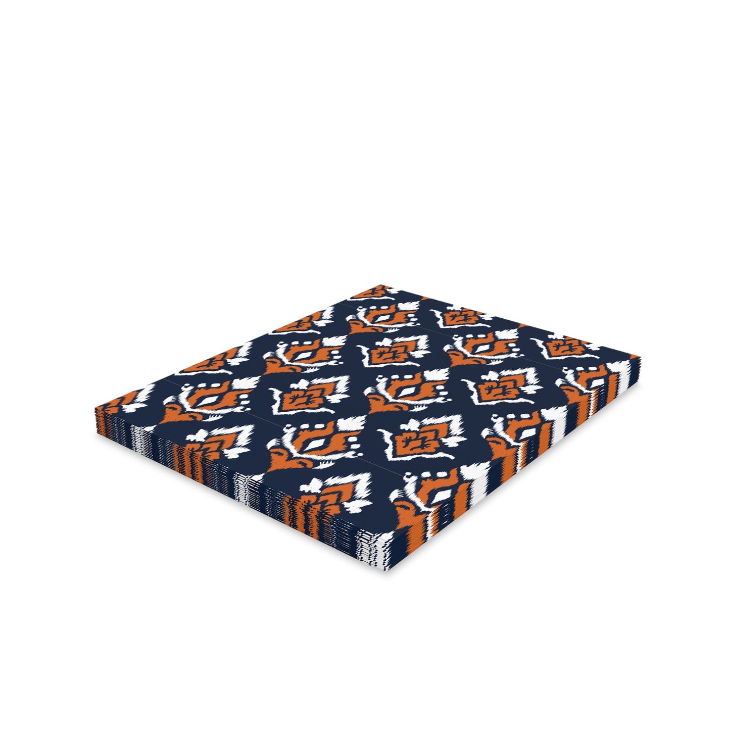 Notecards | Orange & Blue | Ikat