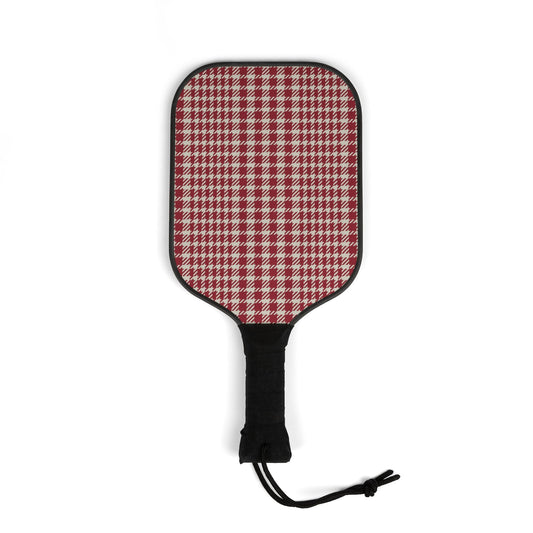 Pickleball Paddle Kit | Maroon & White | Tweed