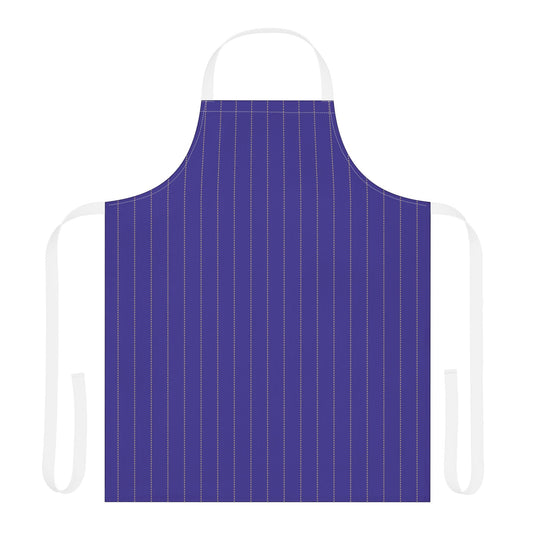 Apron | Purple & Gold | Pinstripe