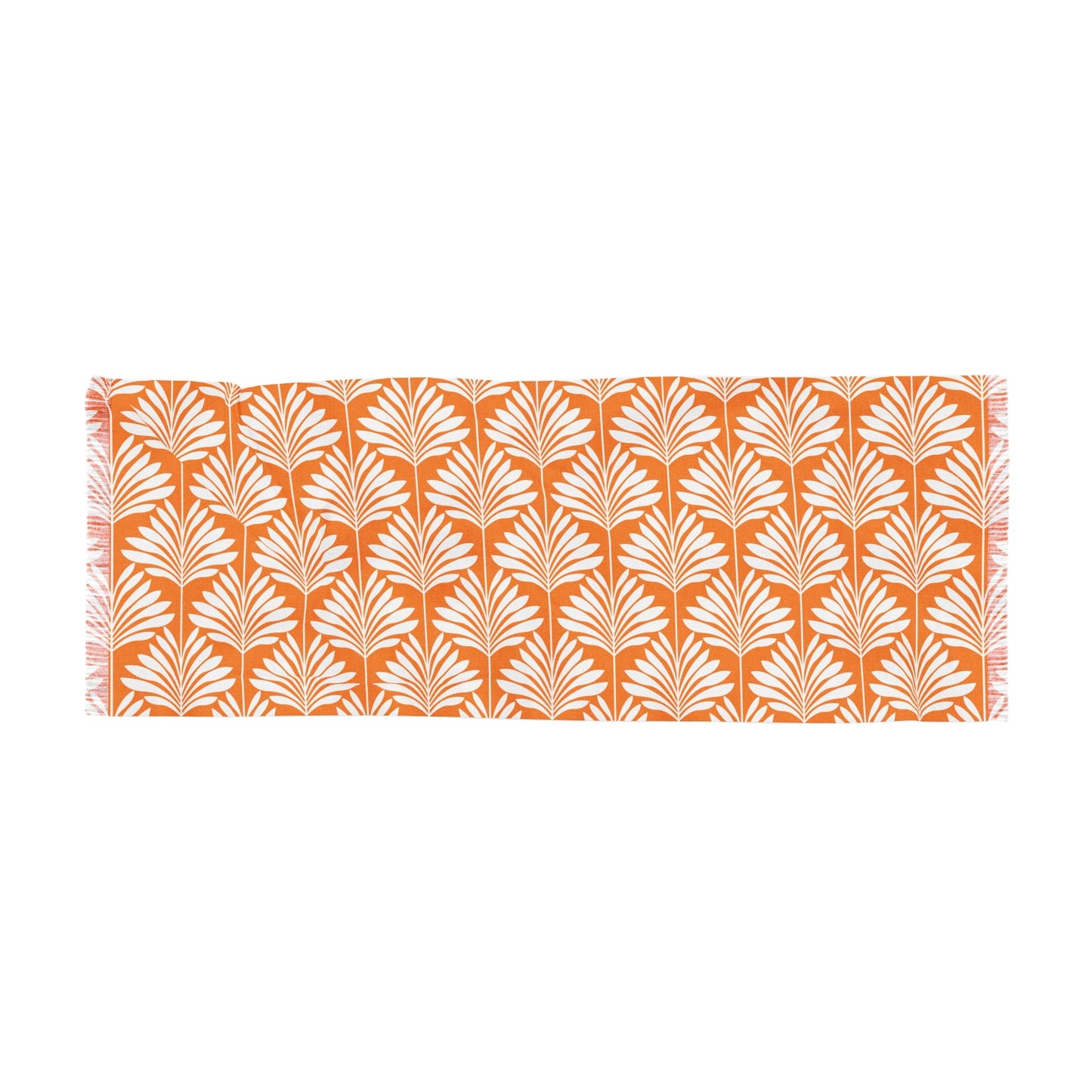 Scarf | Orange & White | Deco