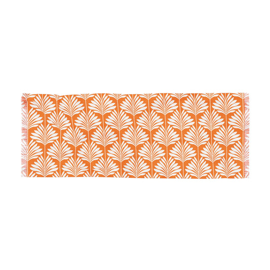 Scarf | Orange & White | Deco