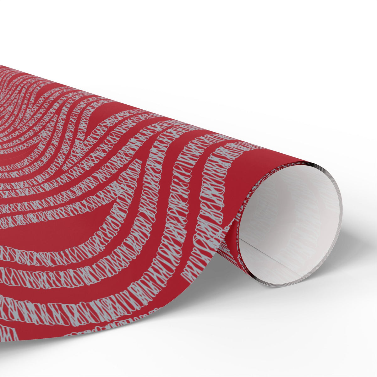 Gift Wrap | Red & Gray | Ogee