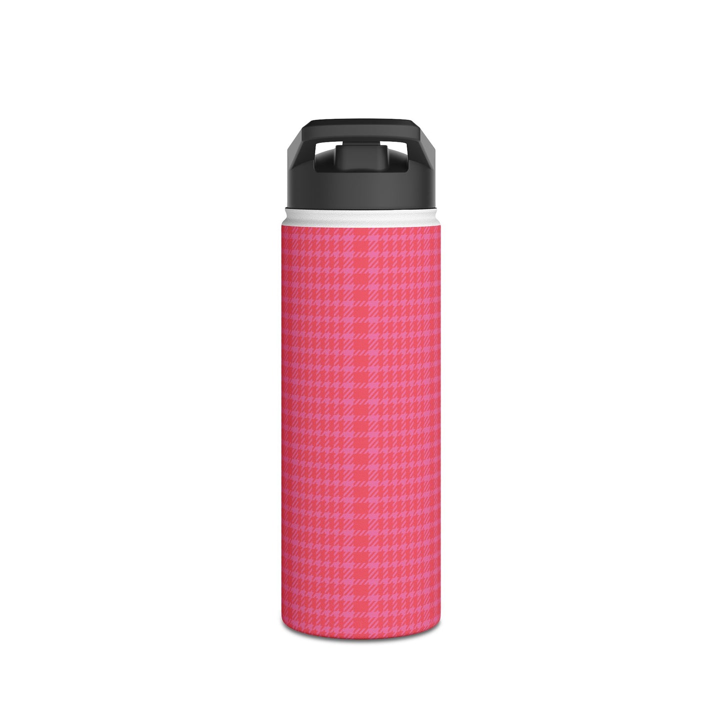 Insulated Water Bottle | Greyhounds | Pink Tartan