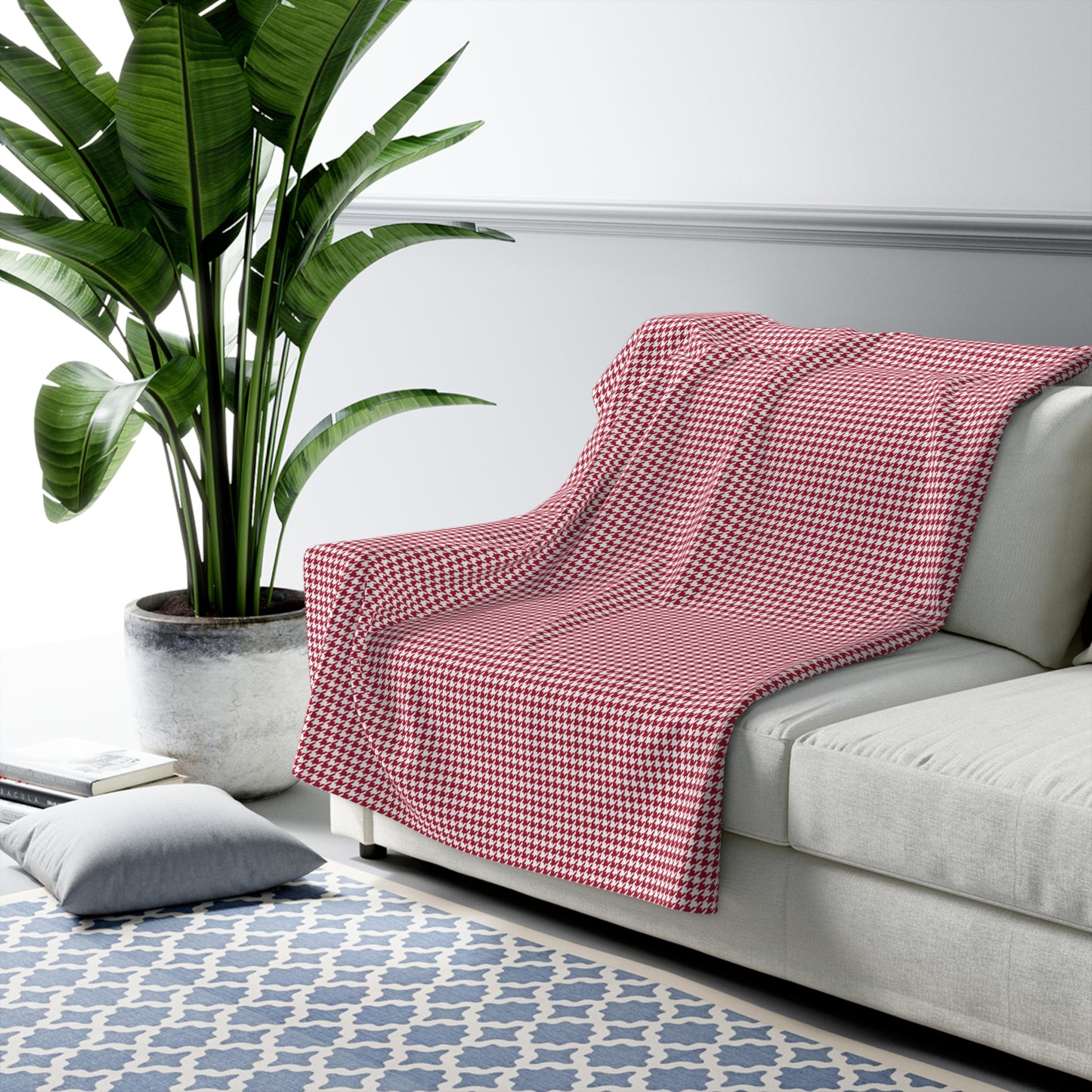 Sherpa Blanket | Bloomington, Indiana | Houndstooth