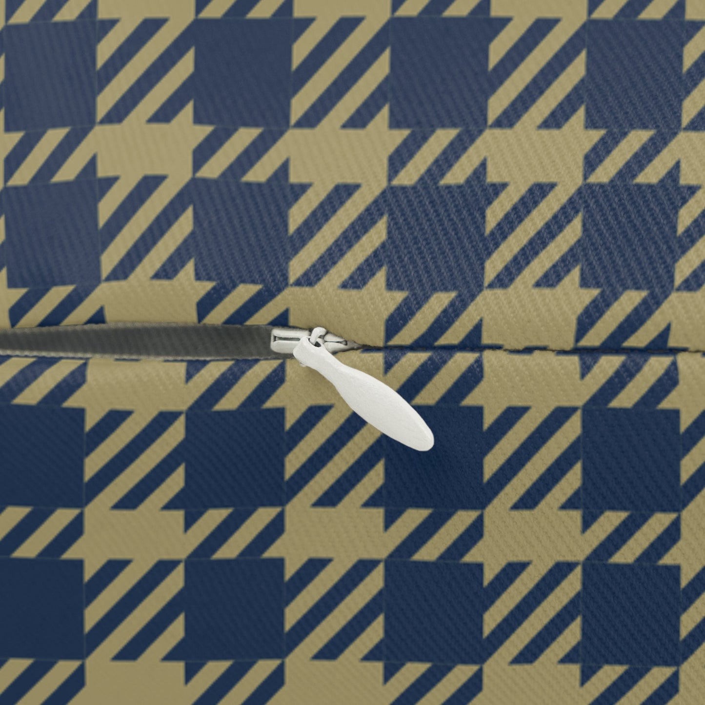 Pillow | Blue & Gold | Tweed