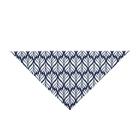 Pet Bandana | Navy & White | Palm