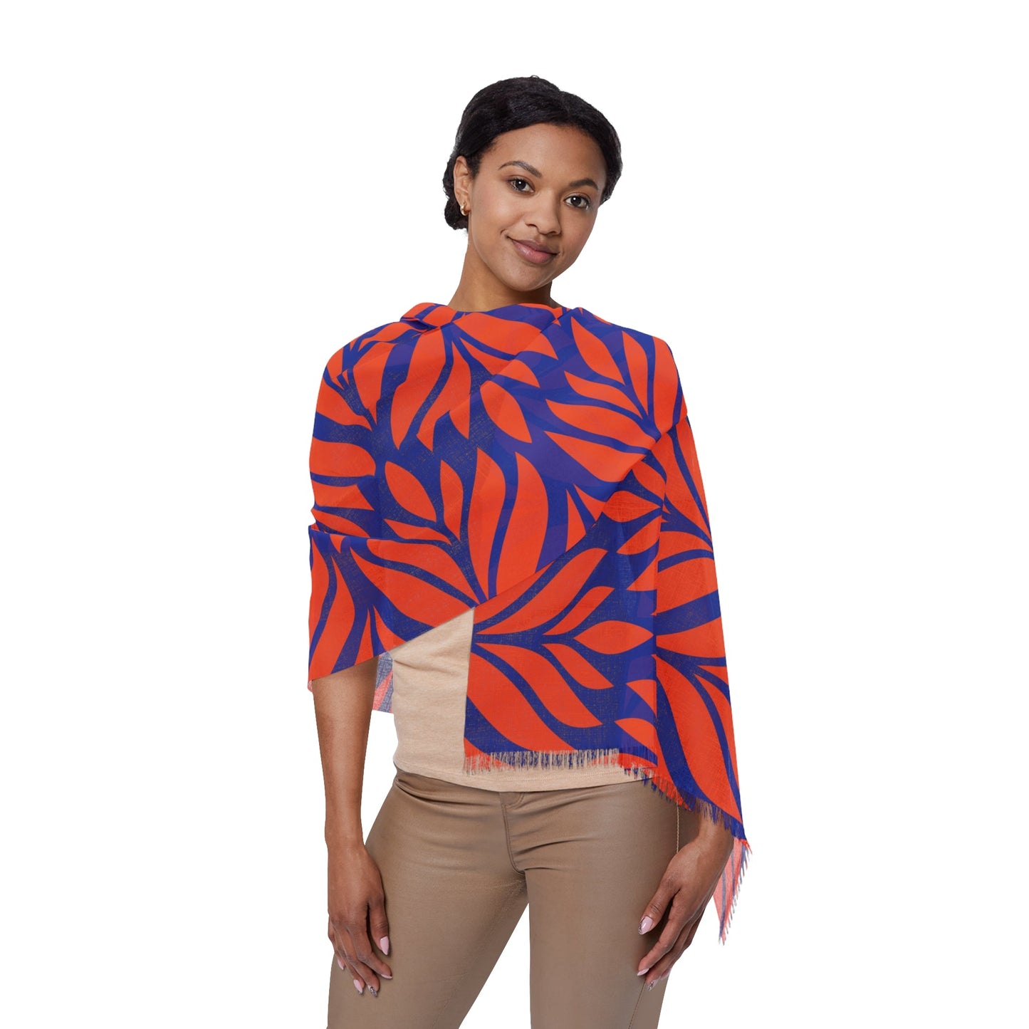 Scarf | Bright Blue & Orange | Palm