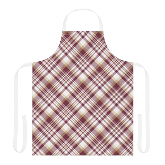 Apron | Maroon & Gold | Tartan