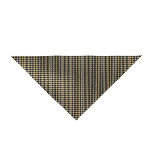 Pet Bandana | Black & Gold | Tweed