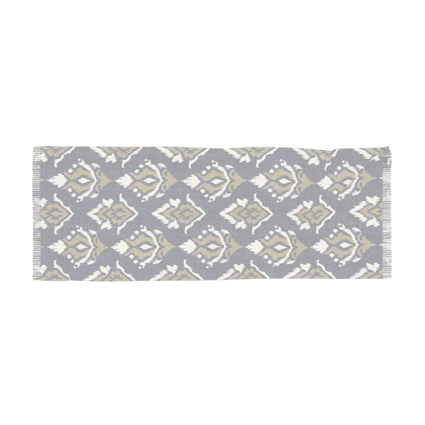 Scarf | Blue & Gold | Ikat