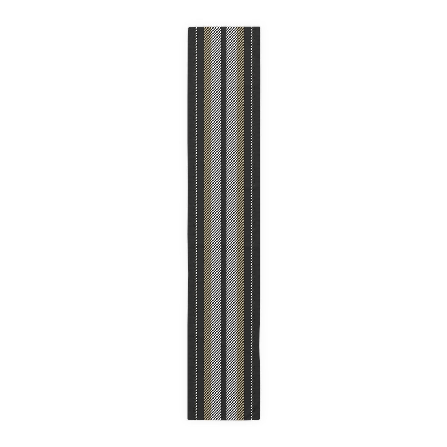 Table Runner | Black & Gold | Stripe