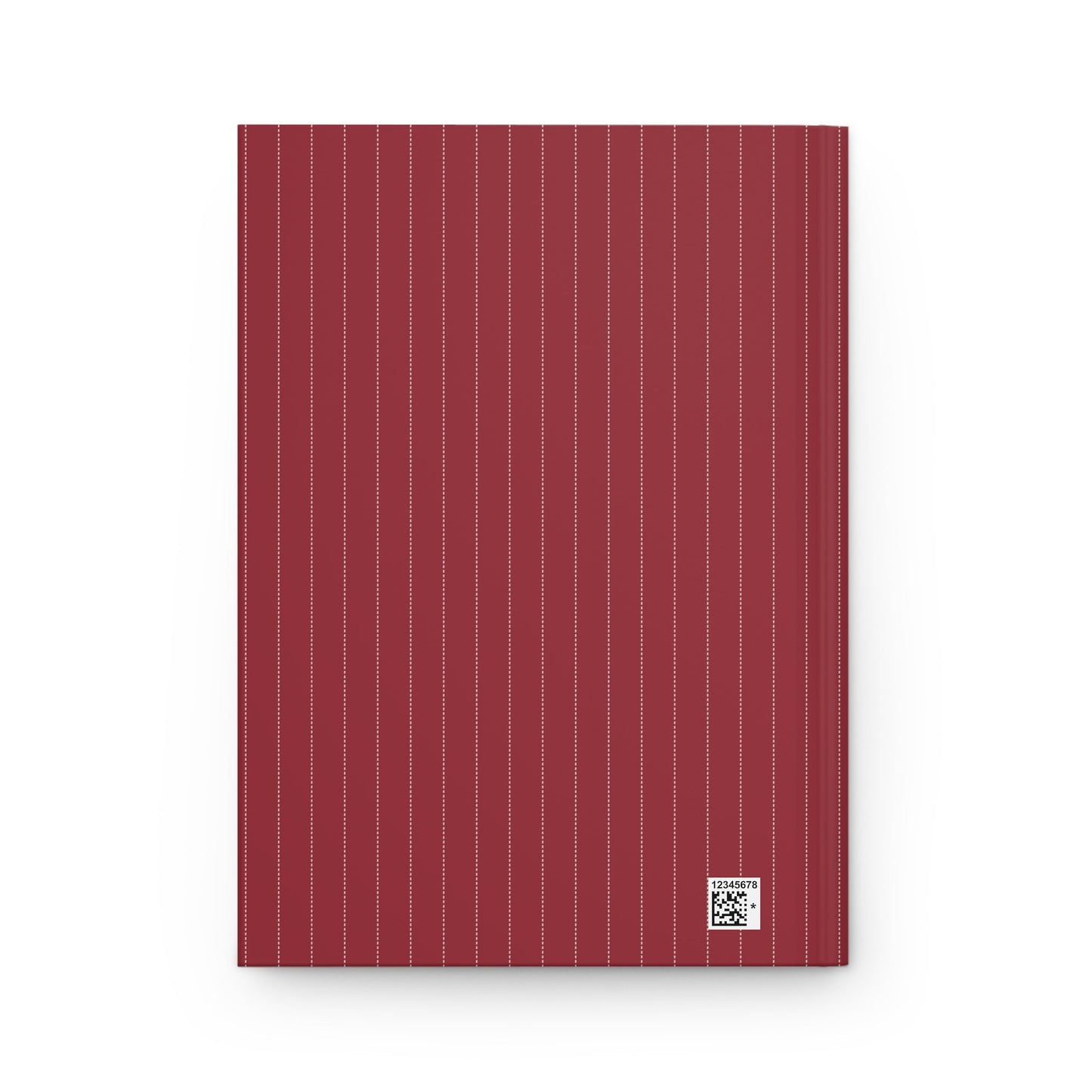 Journal | Maroon & White | Pinstripe