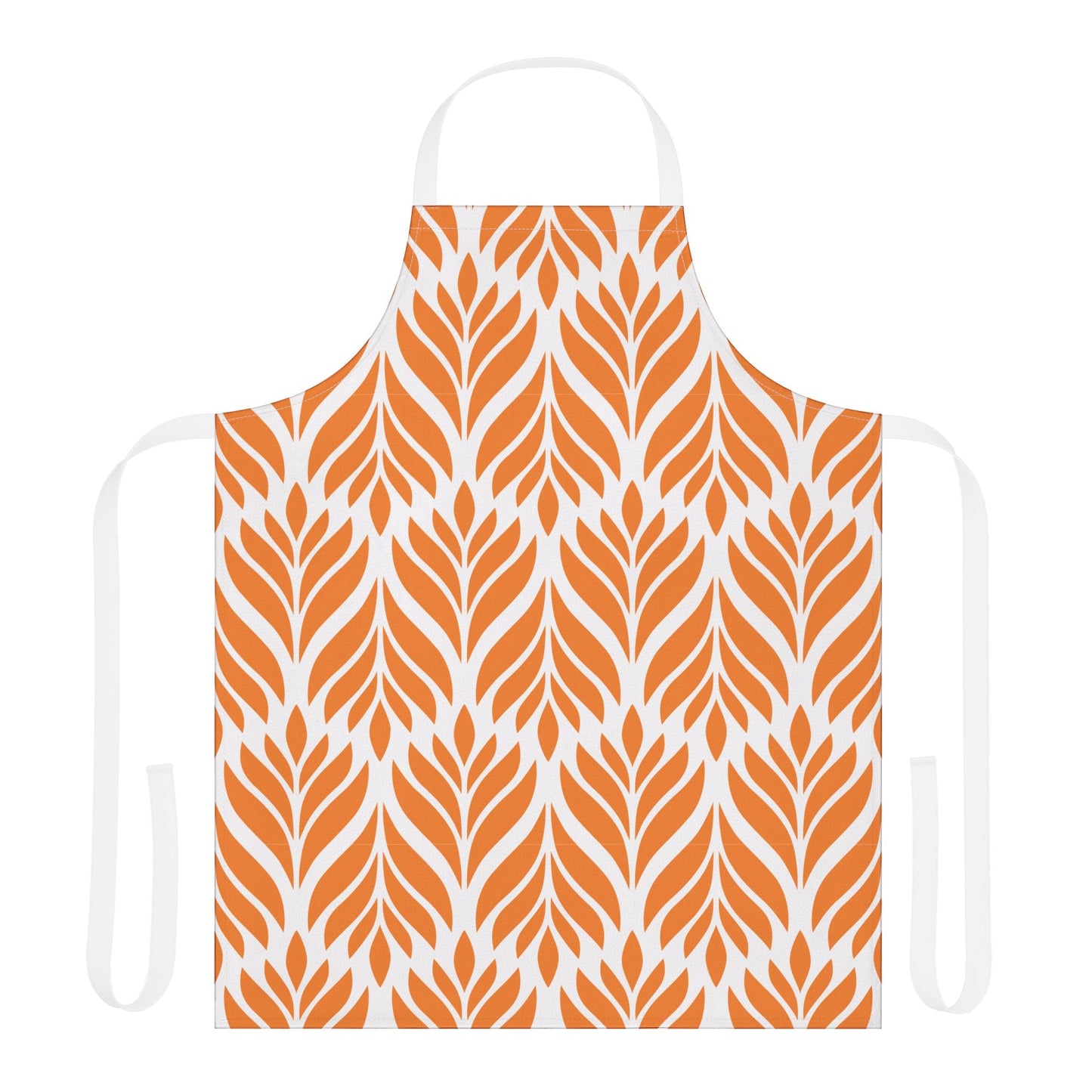 Apron | Orange & White | Palm