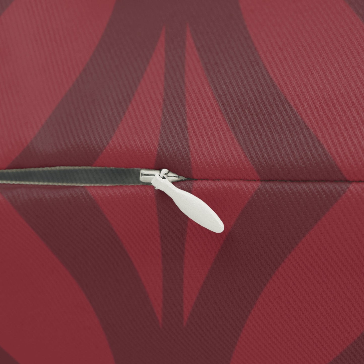 Pillow | Maroon & White | Palm