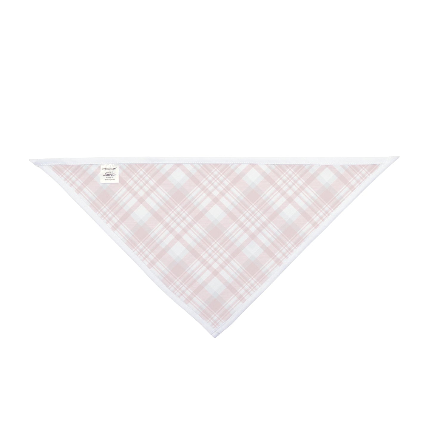 Pet Bandana | Red & Gray | Tartan