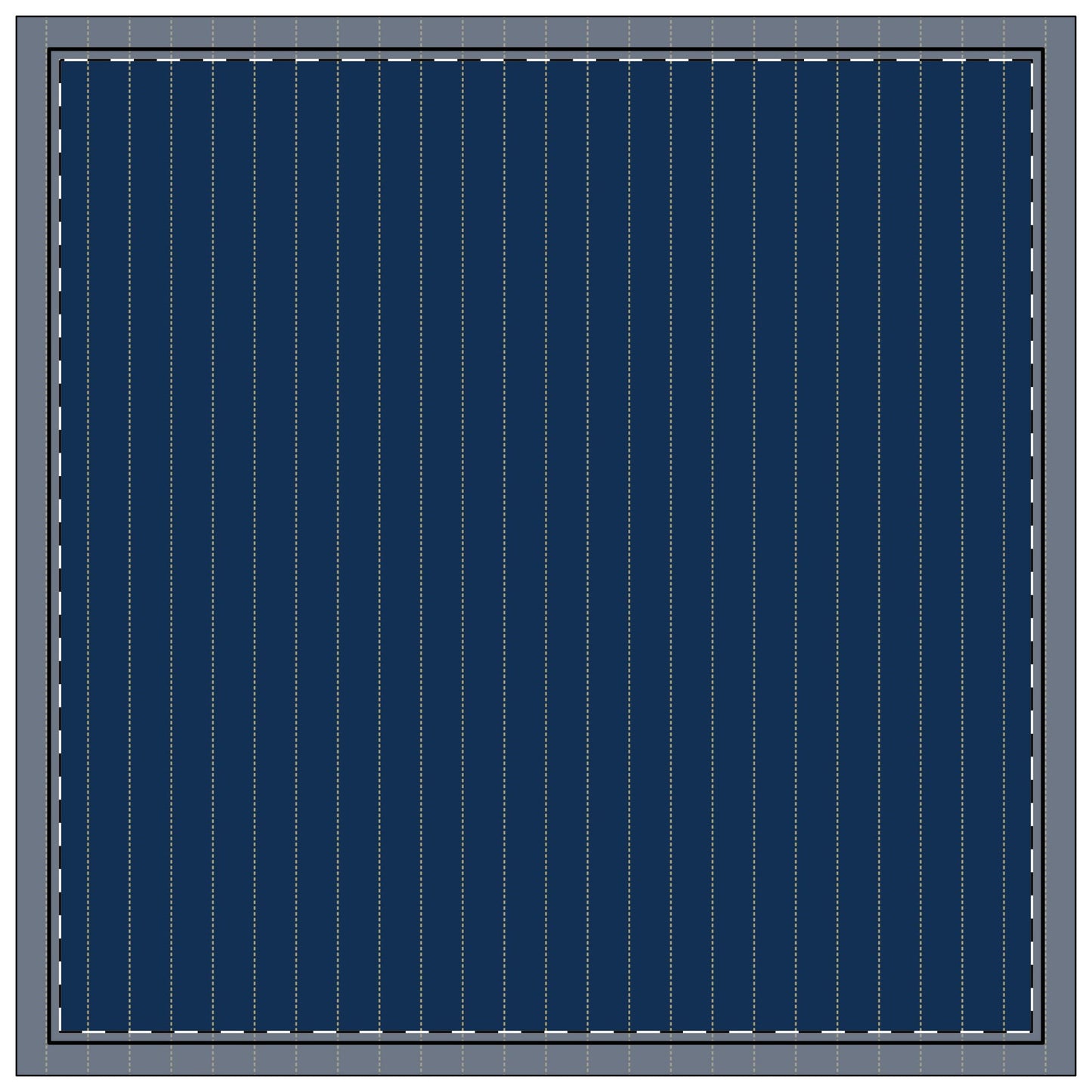 Napkins | Blue & Gold | Pinstripe