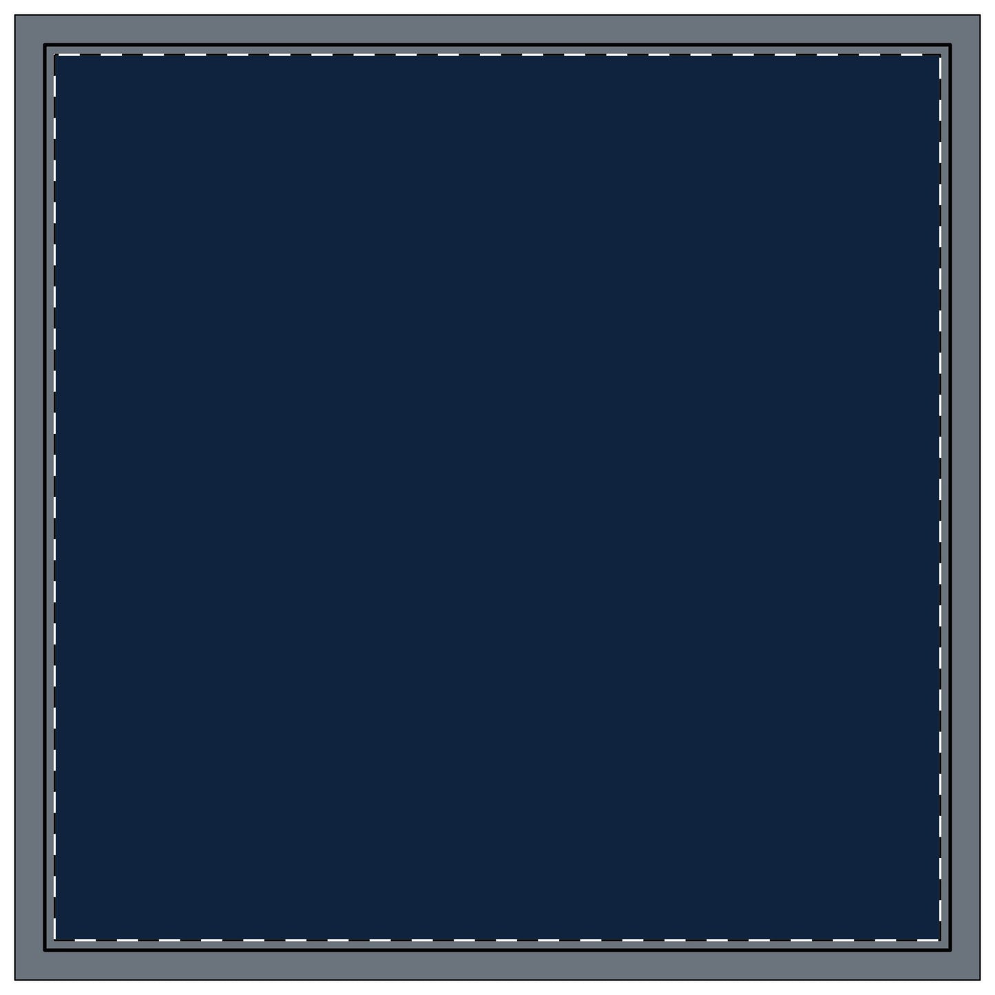 Napkins | Orange & Blue | Dark