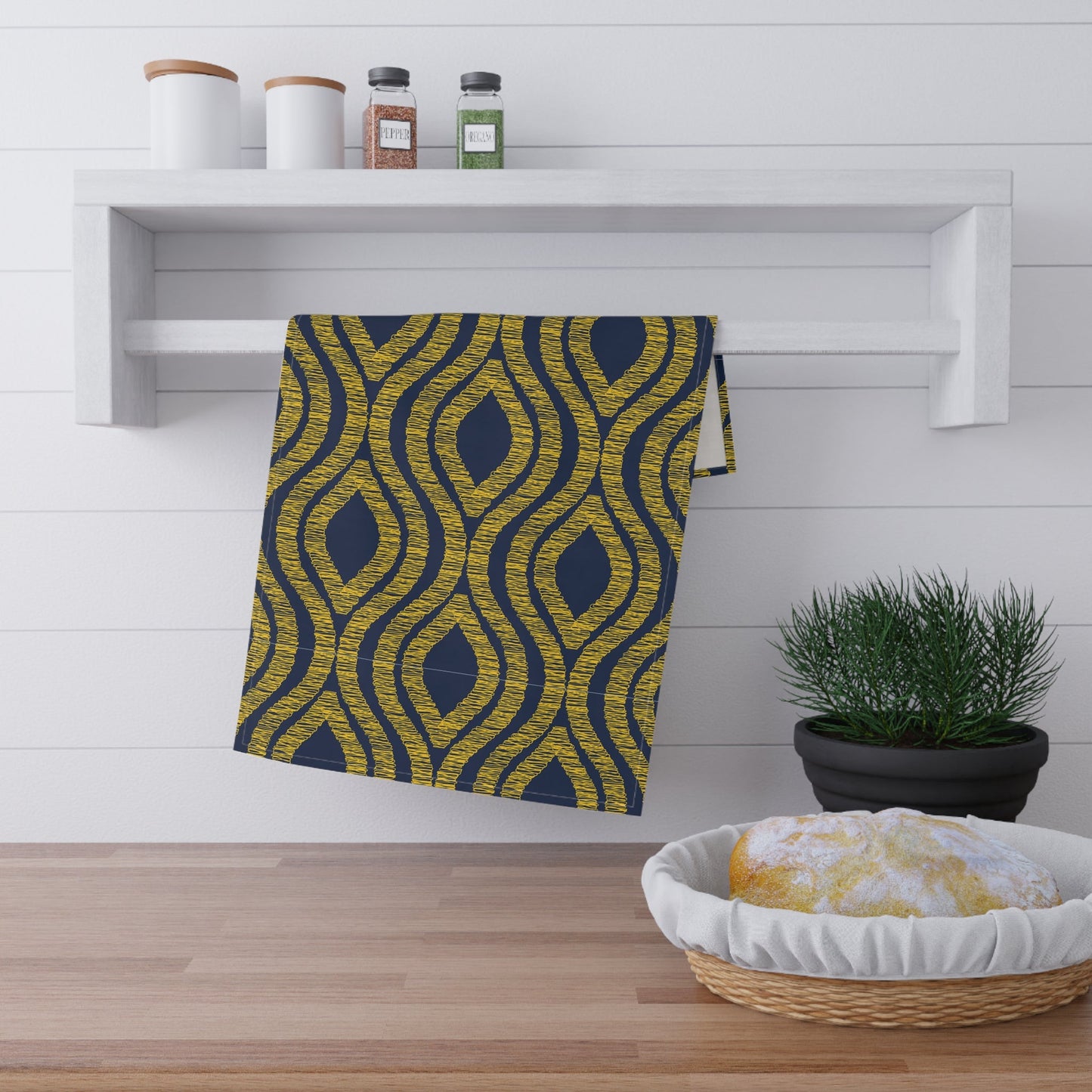 Tea Towels | Yellow & Blue | Ogee
