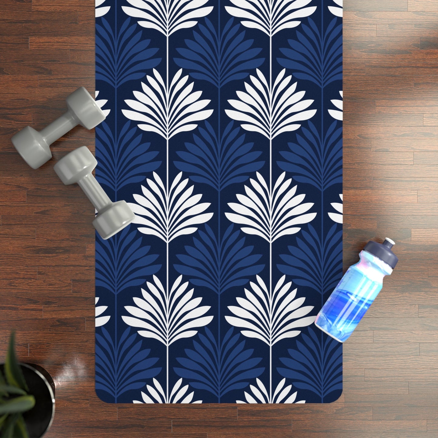 Yoga Mat | Navy & White | Deco