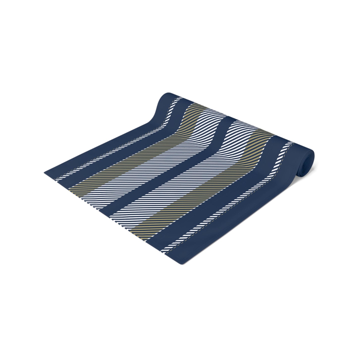 Table Runner | Blue & Gold | Stripe
