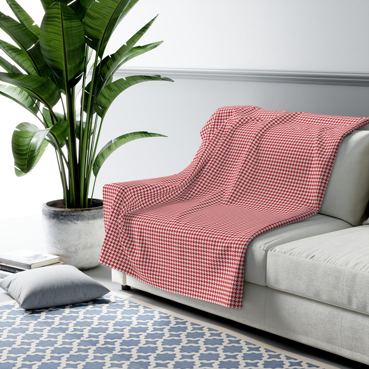 Sherpa Blanket | Madison, Wisconsin | Houndstooth
