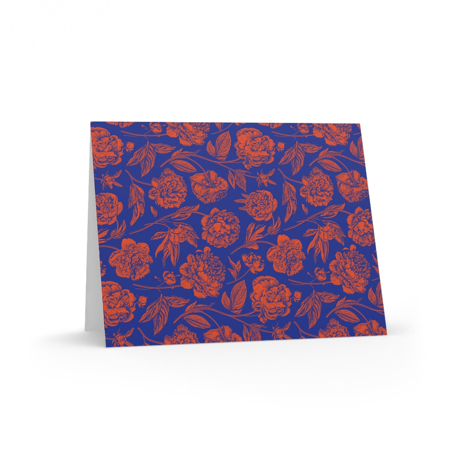 Notecards Set | Bright Blue & Orange | Peony
