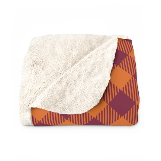 Sherpa Blanket | Blacksburg, Virginia | Gingham