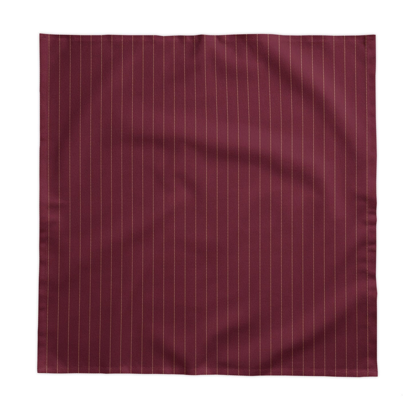 Tablecloth | Maroon & Gold | Pinstripe