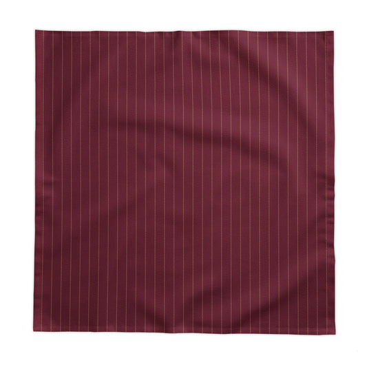 Tablecloth | Maroon & Gold | Pinstripe