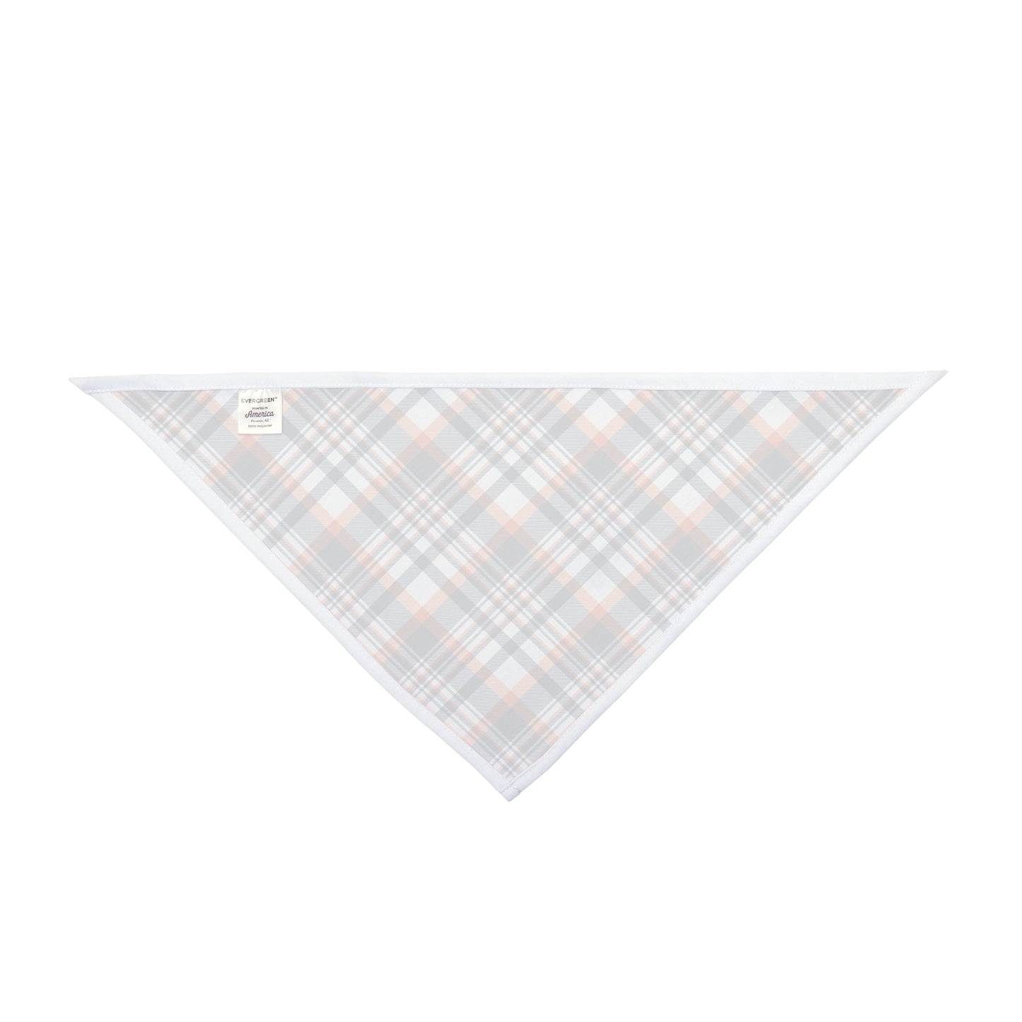 Pet Bandana | Orange & Blue | Tartan