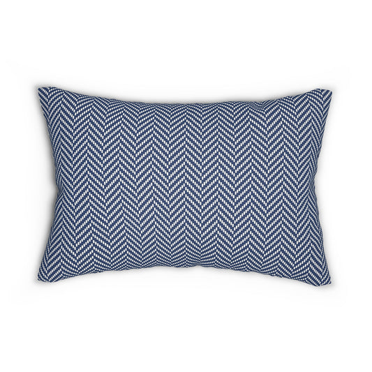 Pillow | Navy & White | Herringbone