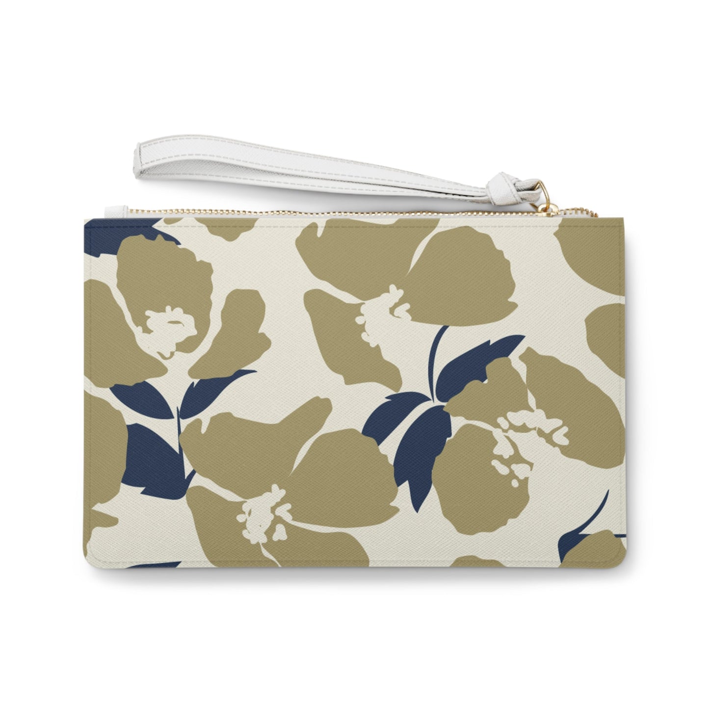 Clutch Bag | Gold & Blue | Poppy
