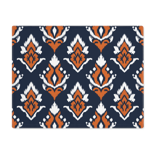 Placemat | Orange & Blue | Ikat