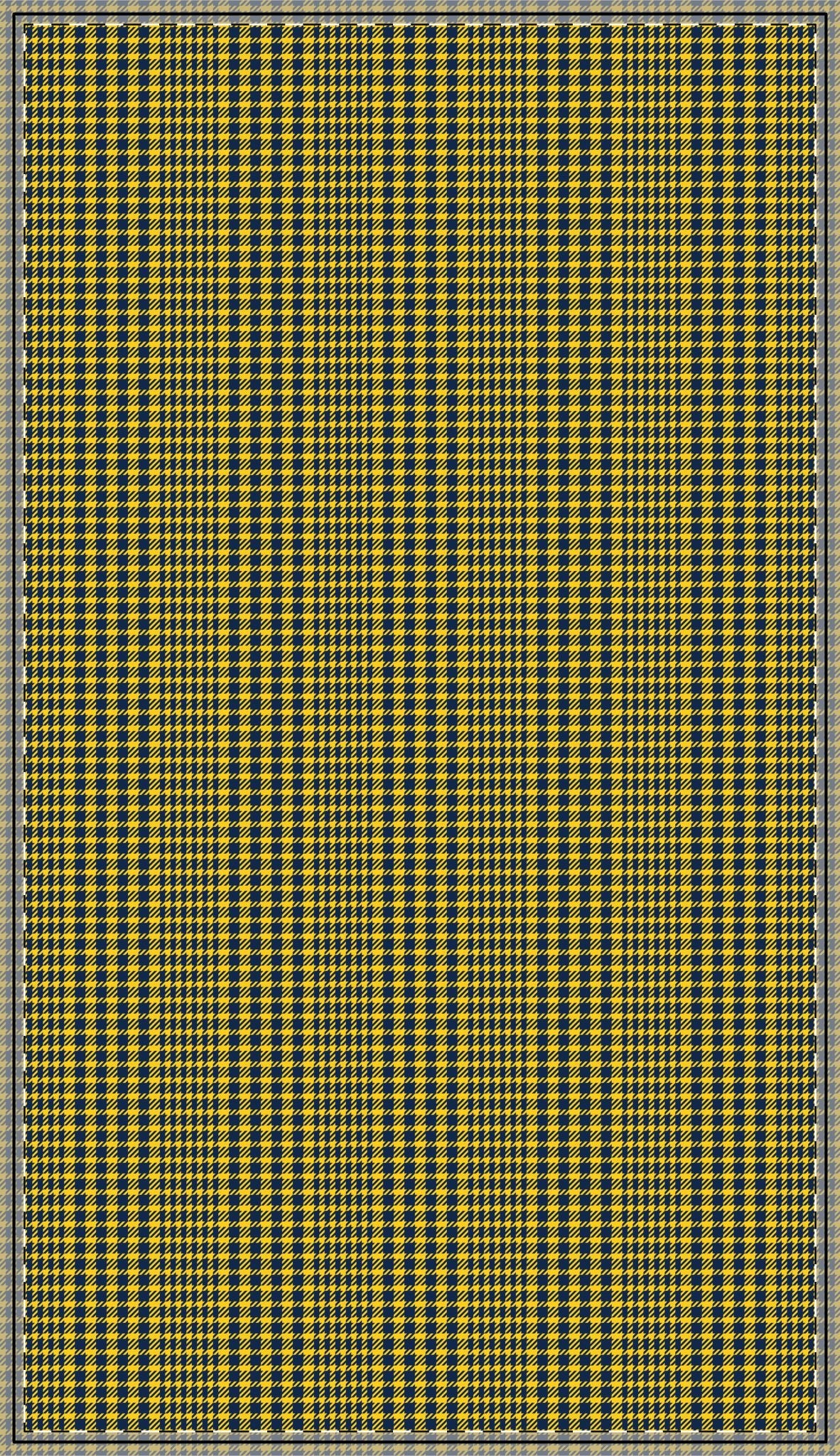 Tablecloth | Yellow & Blue | Tweed