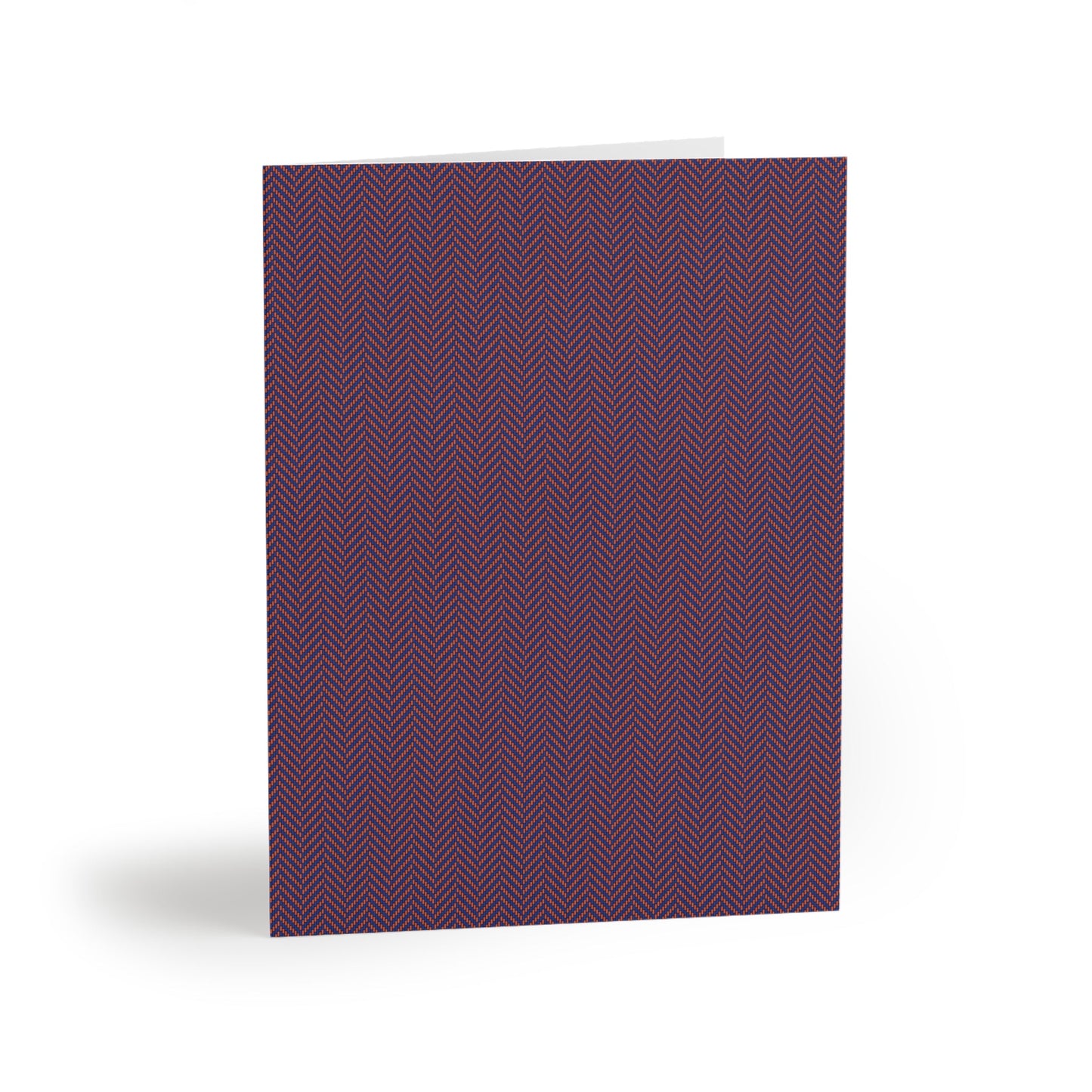 Notecards | Bright Blue & Orange | Herringbone