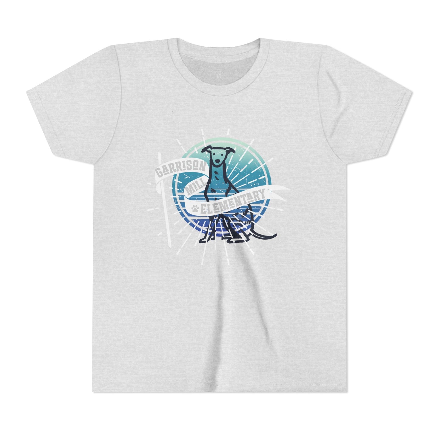 Youth Tee | Greyhounds | Teal Burst