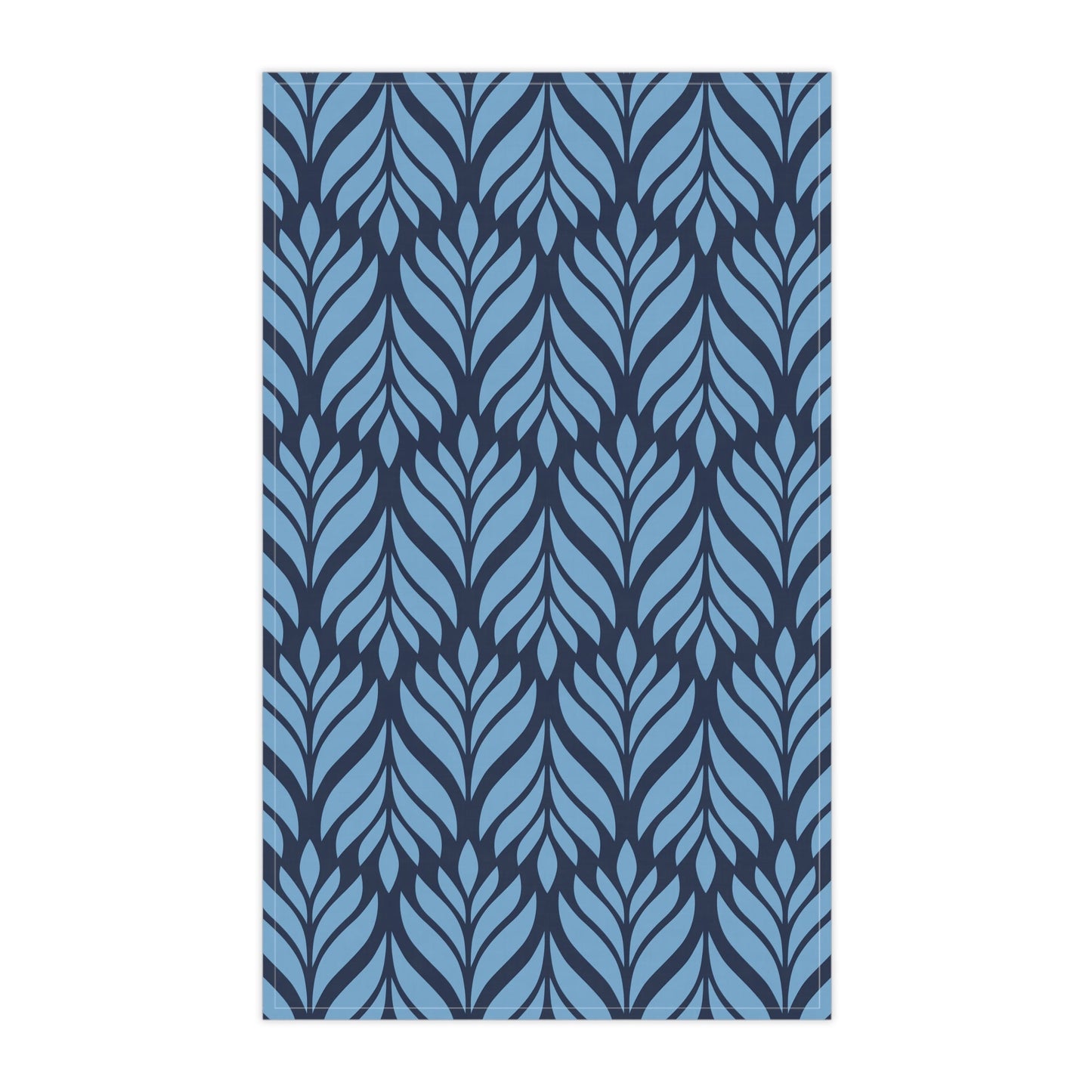 Tea Towels | Light Blue & White | Palm