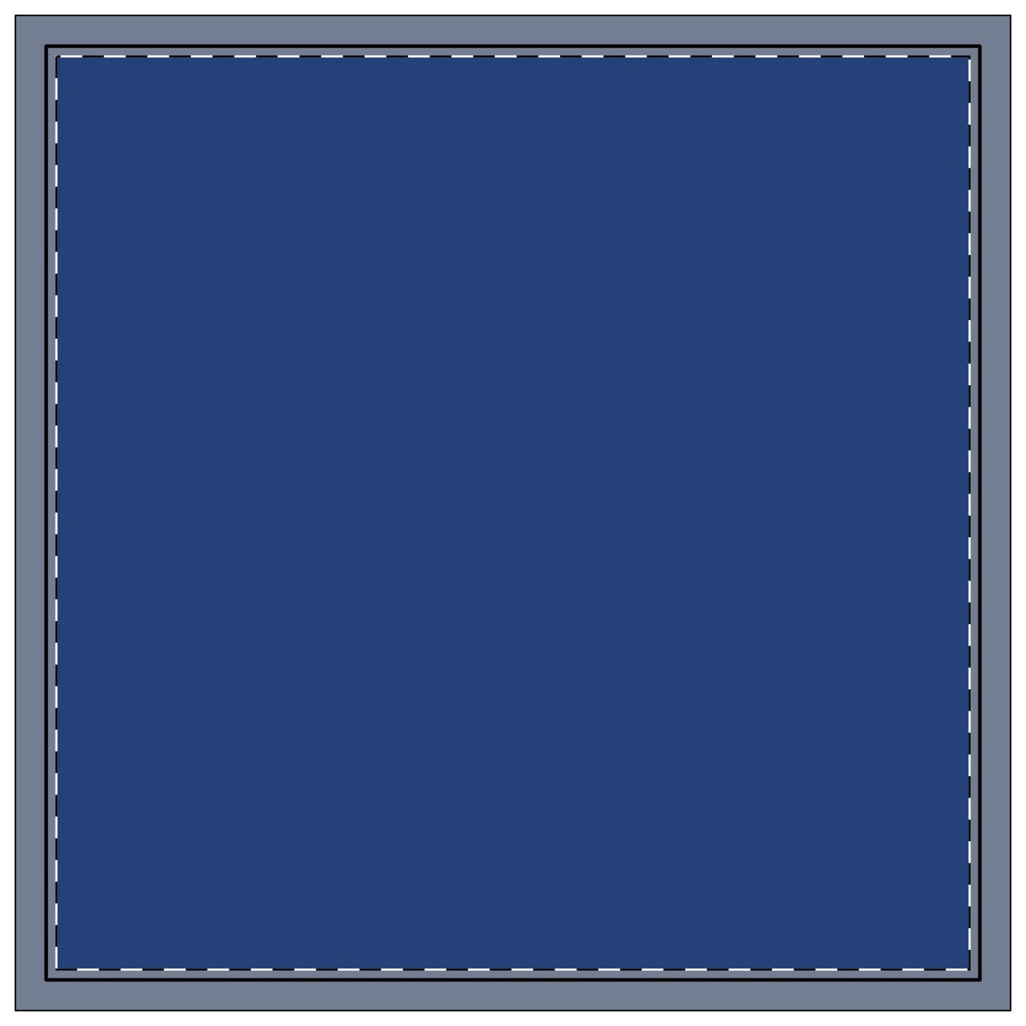 Napkin 4-set | Navy & White | Light (Blue)