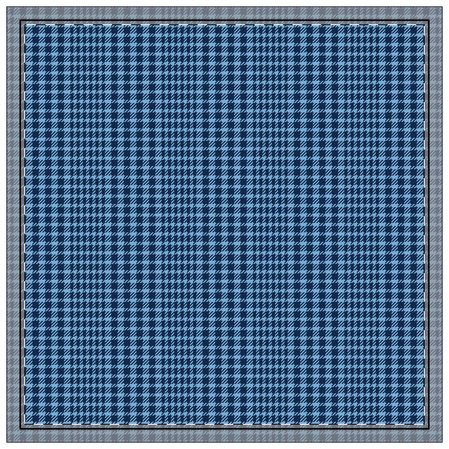 Napkins | Light Blue & White | Tweed