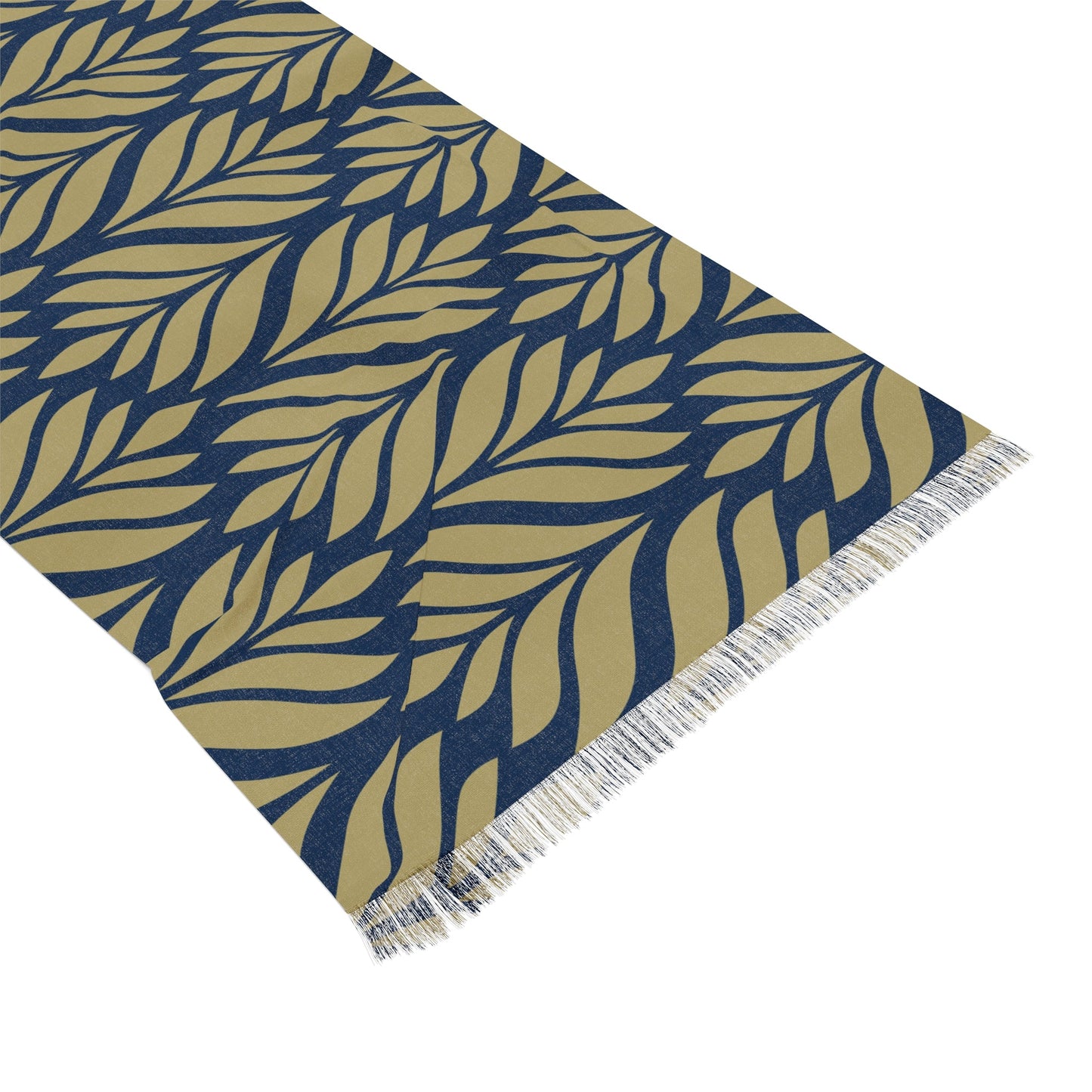 Scarf | Blue & Gold | Palm