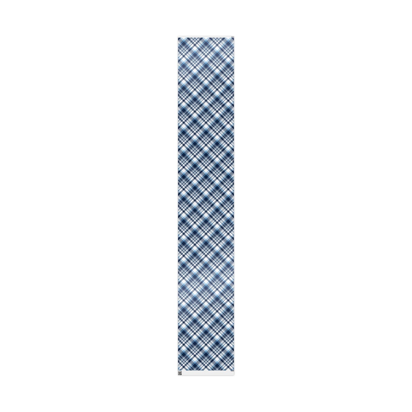 Gift Wrap | Light Blue & White | Tartan