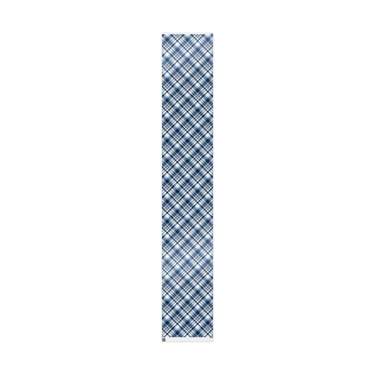 Gift Wrap | Light Blue & White | Tartan