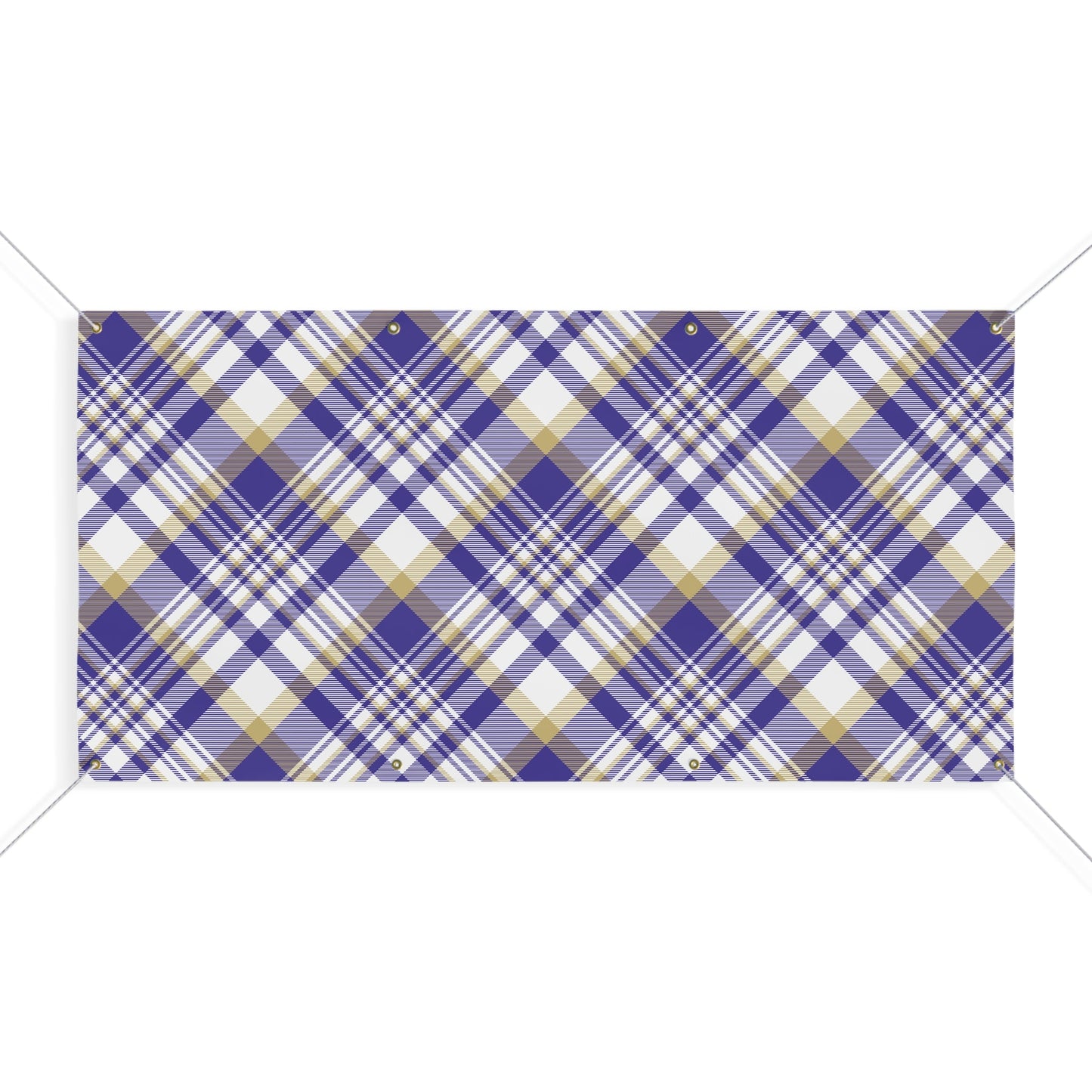 Banner | Purple & Gold | Tartan