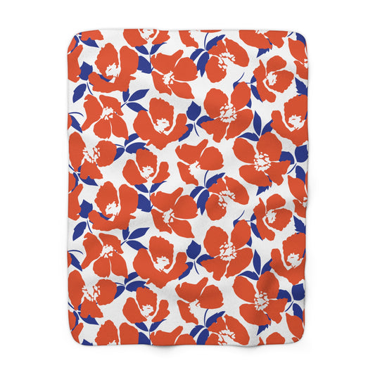 Sherpa Fleece Blanket | Gainesville, Florida | Poppy